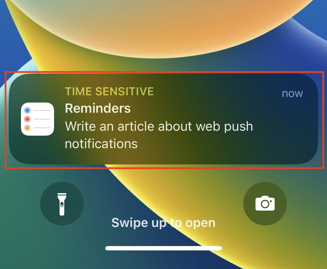 Mobile notification